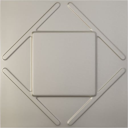 Ekena Millwork 19 5/8in. W x 19 5/8in. H Aubrey EnduraWall Decorative 3D Wall Panel Covers 2.67 Sq. Ft. WP20X20AEBAL